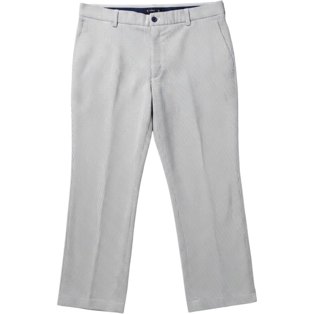 Nike Golf Dri-FIT Pinstripe Pants Mens 36x32 Ole Miss Rebels Grey White Striped